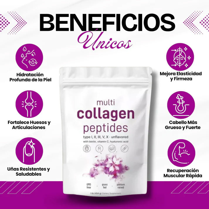 Multi Colágeno® 2lb – Mejora tu piel, cabello y articulaciones desde adentro✨