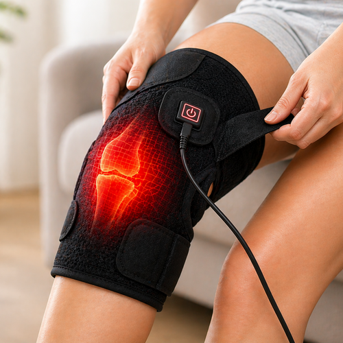 ALIVIA EL DOLOR DE RODILLA EN MINUTOS🔥| Rodillera térmica con calor terapéutico®