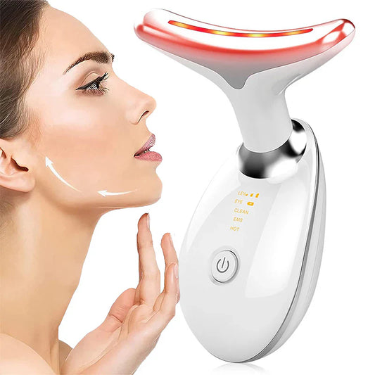 Masajeador Facial LED 3 en 1💆‍♀️