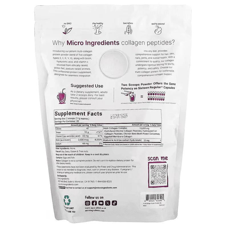 Multi Colágeno® 2lb – Mejora tu piel, cabello y articulaciones desde adentro✨